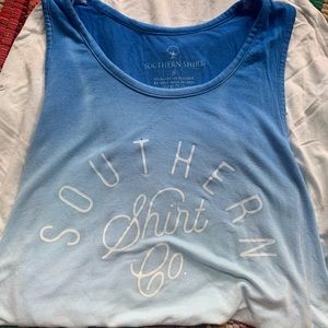 southern shirt co ombré tank top
